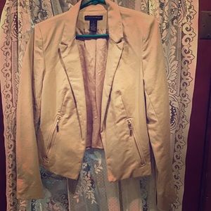 Tan Blazer size 6